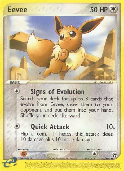 63/100 Eevee SS Common