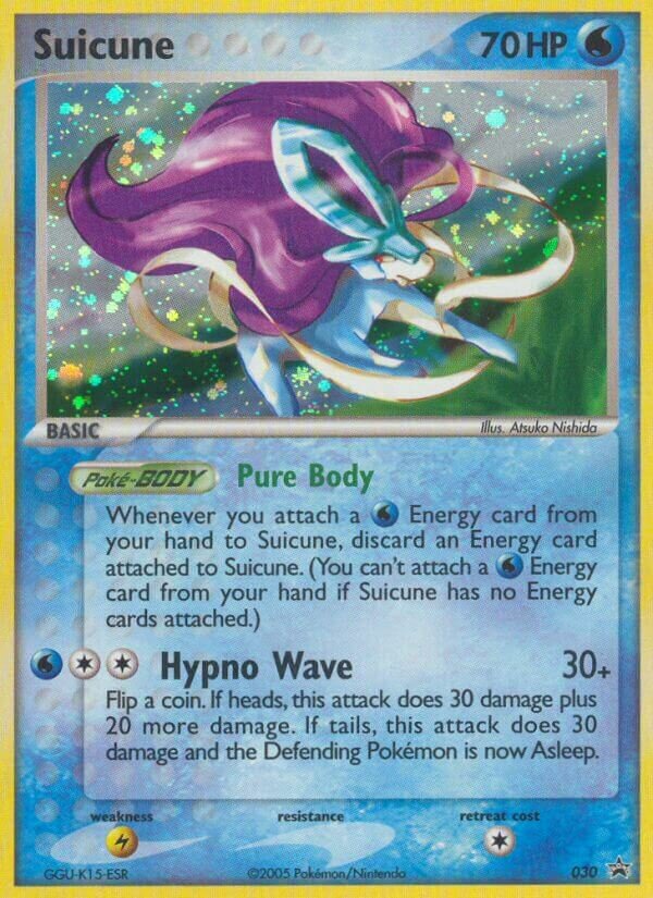 Suicune Nintendo Promos 30 PROMO