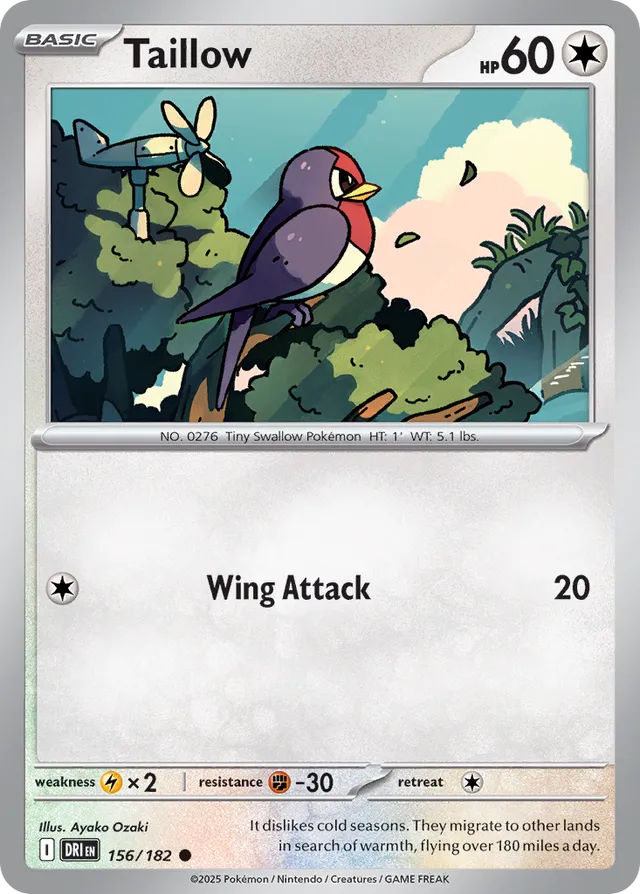 Taillow Destined Rivals 156/182 Common
