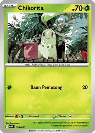 Chikorita (Mega Venusaur ex Starter Deck 004/023)