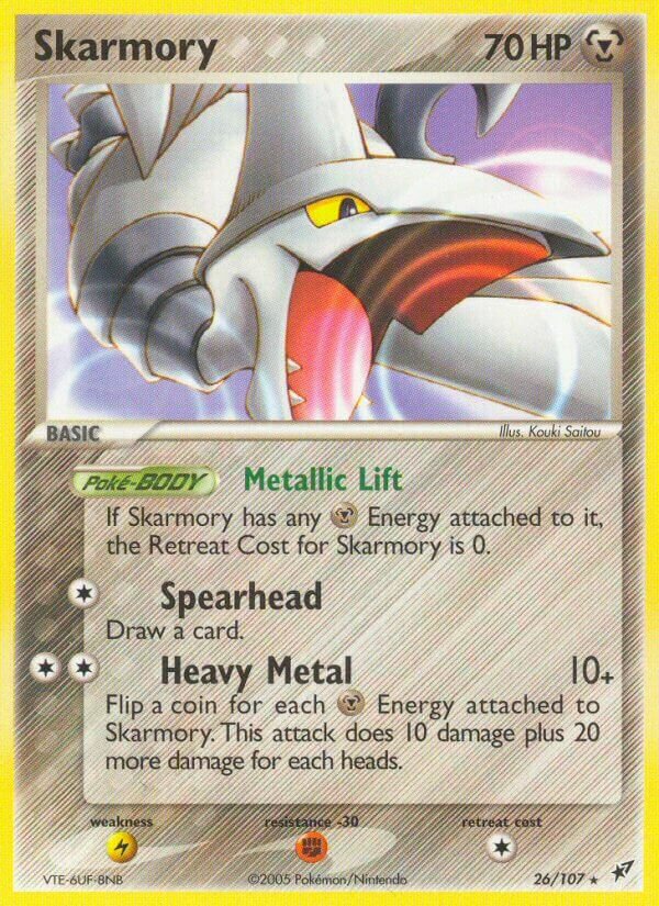 Skarmory Deoxys 26/107 Rare