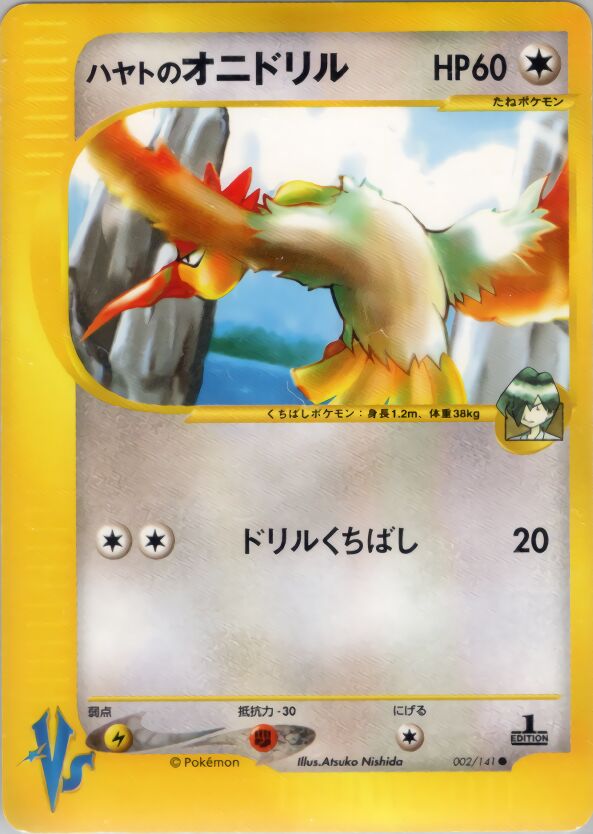 Falkner's Fearowハヤトのオニドリル 2 Pokémon VSポケモンカード★VS 002/141 Common