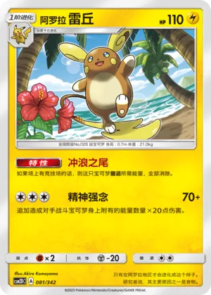 Alolan Raichu (Shining Synergy GX Starter Deck 081/342)