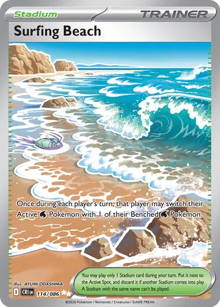 Surfing Beach (Chaos Rising 114/086)