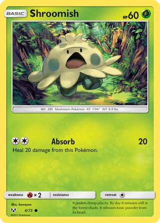 Shroomish (Shining Legends 4/73)