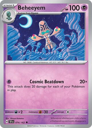 Beheeyem (Temporal Forces 074/162)
