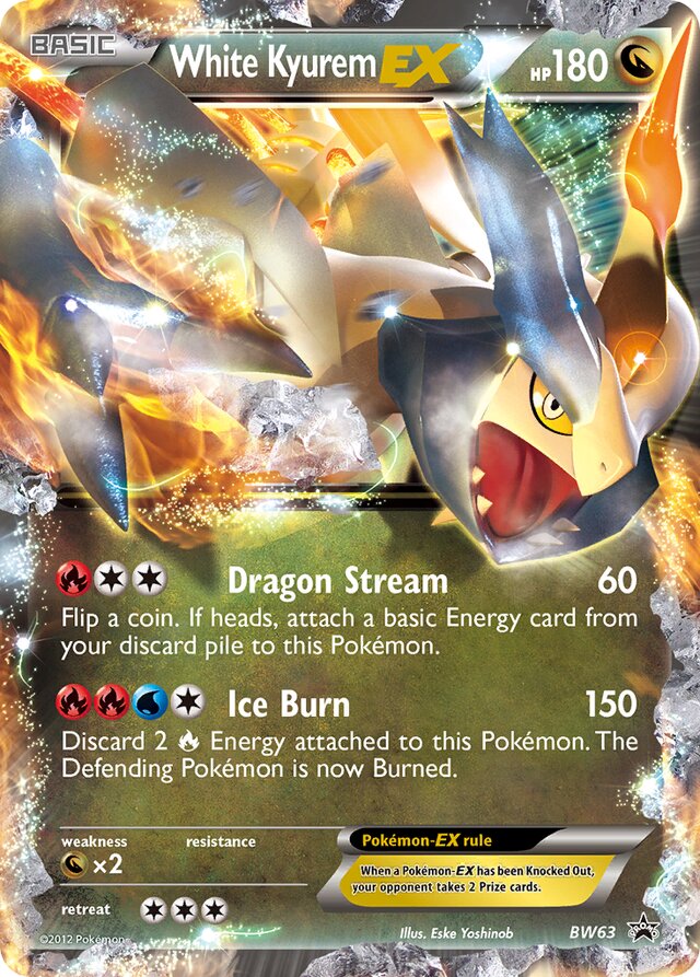 White Kyurem-EX BW Black Star Promos BW63 PROMO