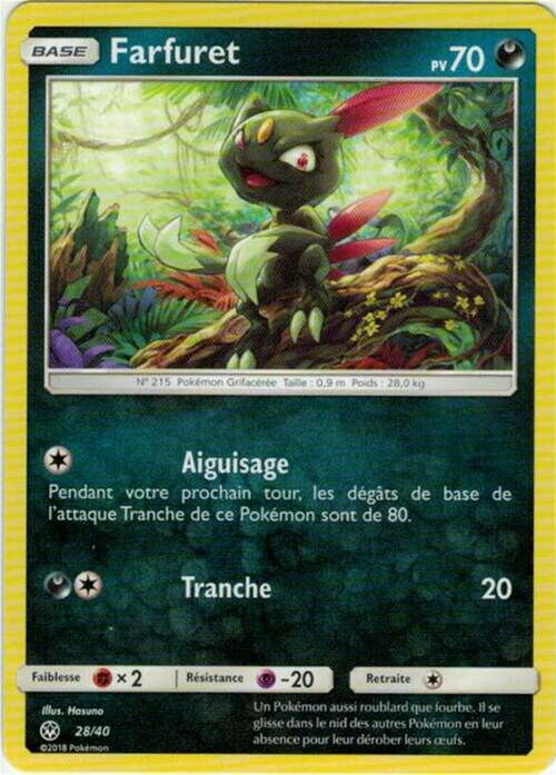 Sneasel McDonald's Collection 2018 (French 28/40 —