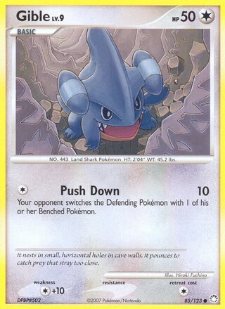 Gible (Mysterious Treasures 85/123)