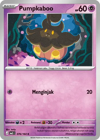 Pumpkaboo (Shadowy Threats 076/164)