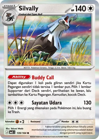 Silvally (Shadowy Threats 139/164)