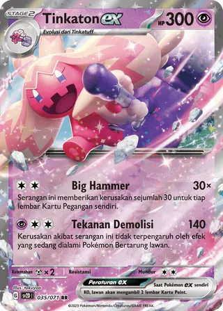 Tinkaton ex (Clay Burst 035/071)