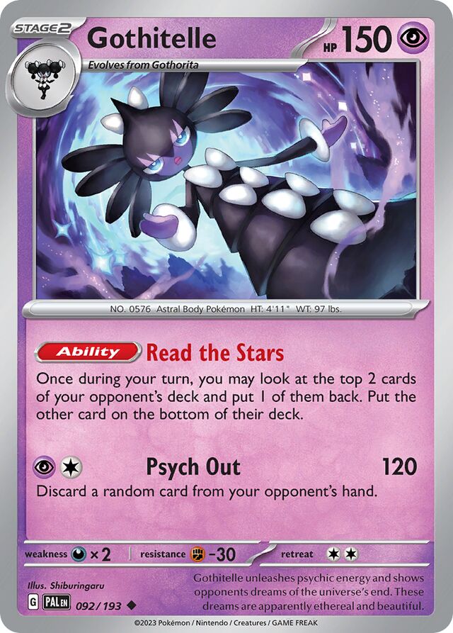 Gothitelle Paldea Evolved 092/193 Uncommon