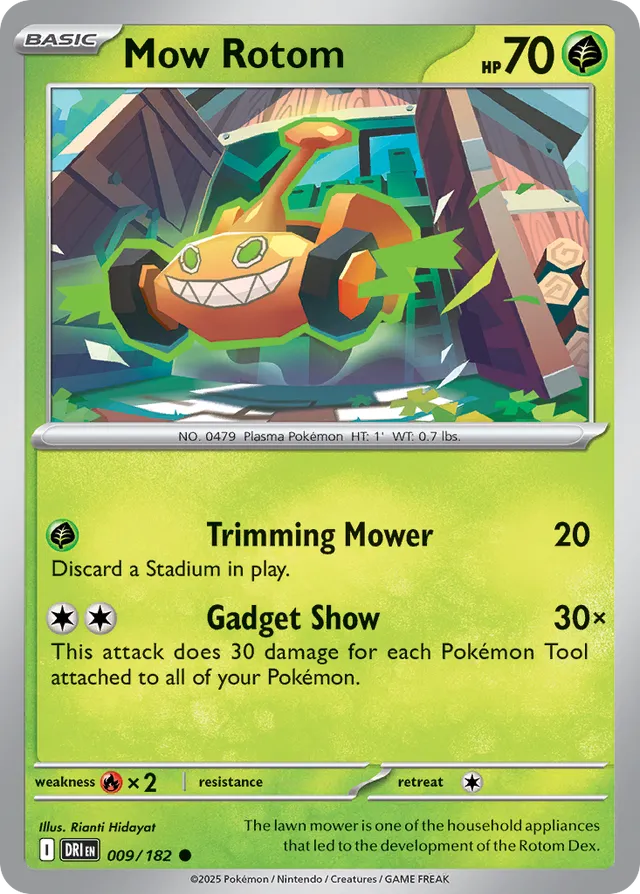 Mow Rotom Destined Rivals 009/182 Common