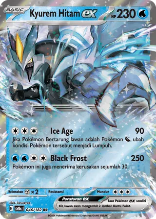 Black Kyurem ex (Stellar Lightning 046/182)