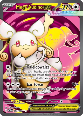Mega Audino ex (Ascended Heroes 253/217)