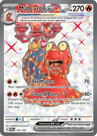 Magcargo ex (Twilight Masquerade 191/167)