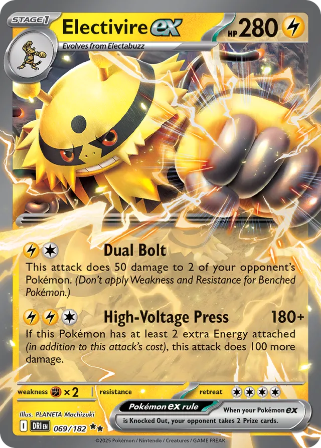 Electivireex Destined Rivals 069/182 Double Rare