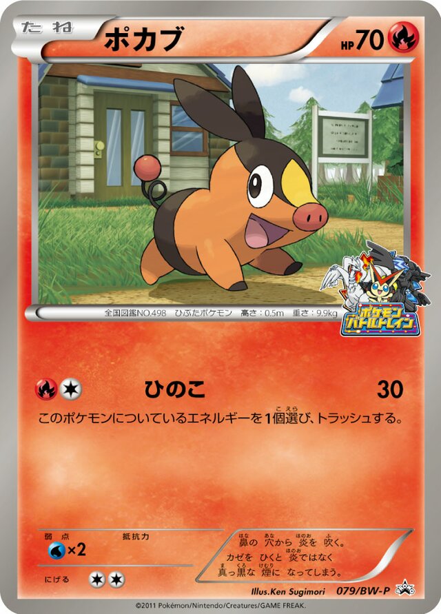 Tepigポカブ BW-P Promotional cards 079/BW-P