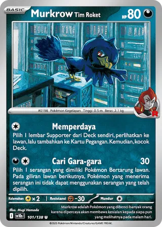 Team Rocket's Murkrow (Presence of Champions 101/138)