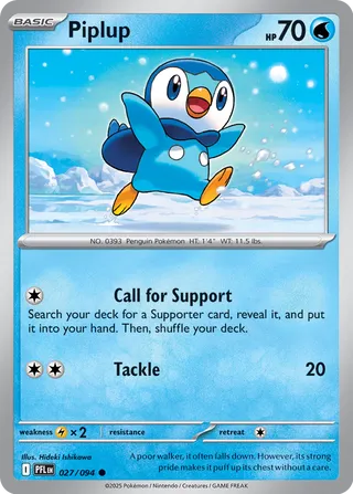 Piplup (Phantasmal Flames 027/094)