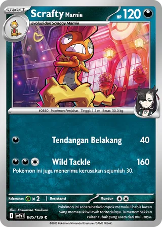 Marnie's Scrafty (Bonds of Destiny 085/139)