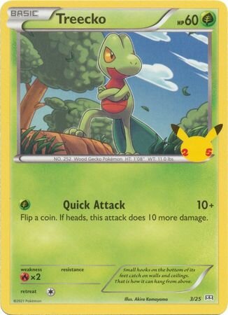 Treecko McDonald's Collection 2021 3/25 —