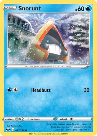 Snorunt (Chilling Reign 035/198)