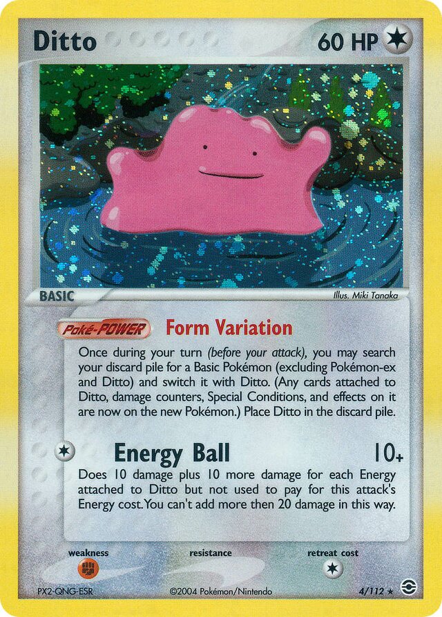 Ditto FireRed LeafGreen 4/112 Values - MAVIN