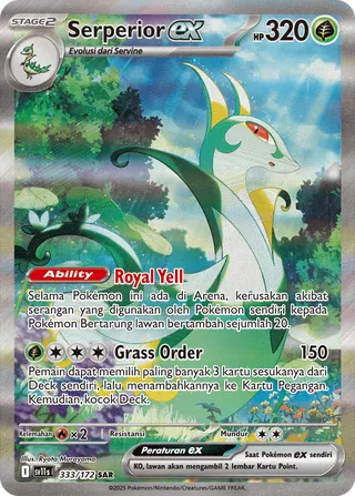 Serperior ex (Black & White 333/172)