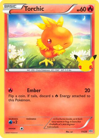 Torchic (McDonald's Collection 2021 11/25)
