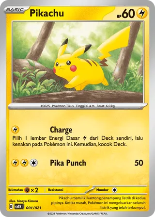 Pikachu (Miraidon ex Tactics Deck 001/021)