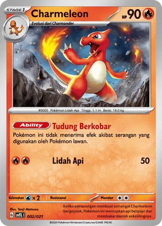 Charmeleon (Terastal Charizard ex Tactics Deck 002/021)