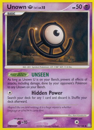 Unown U (Legends Awakened 78/146)