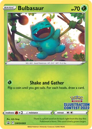 Bulbasaur (SWSH Black Star Promos SWSH303)