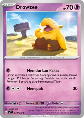 Drowzee (Violet ex 038/078)