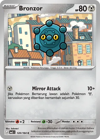 Bronzor (Shadowy Threats 120/164)