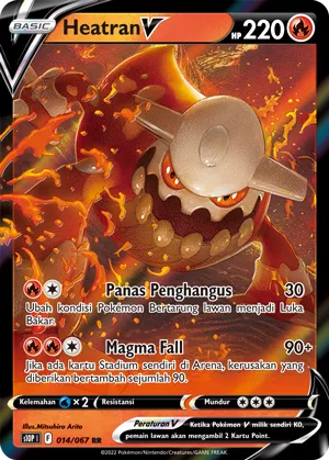 Heatran V (Space Juggler 014/067)