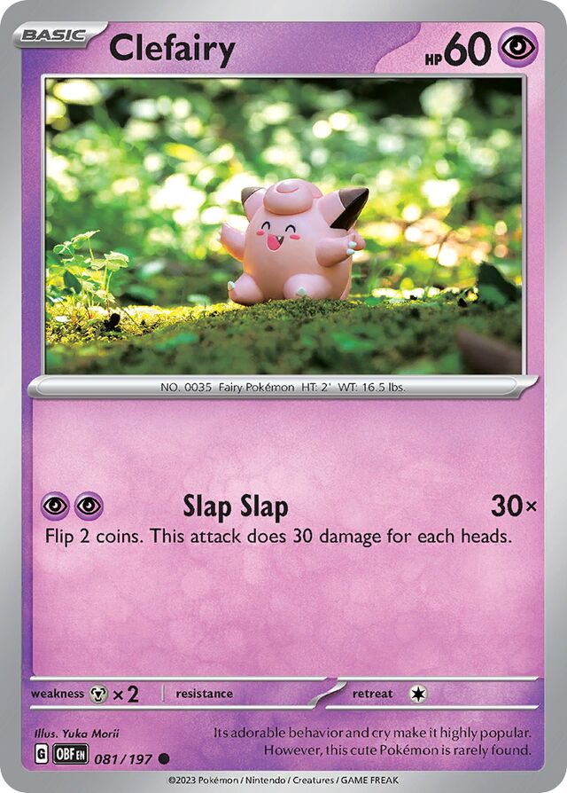 Clefairy Obsidian Flames 081/197 Common