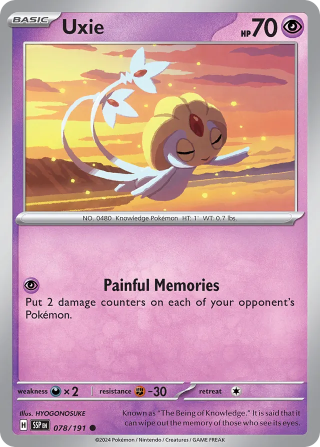 Uxie Surging Sparks 078/191 Common