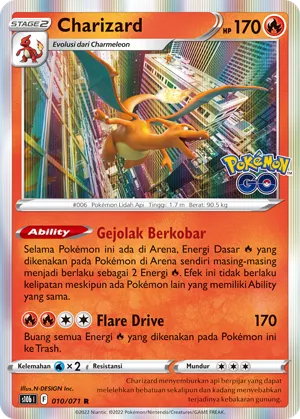 Charizard (Pokémon GO 010/071)
