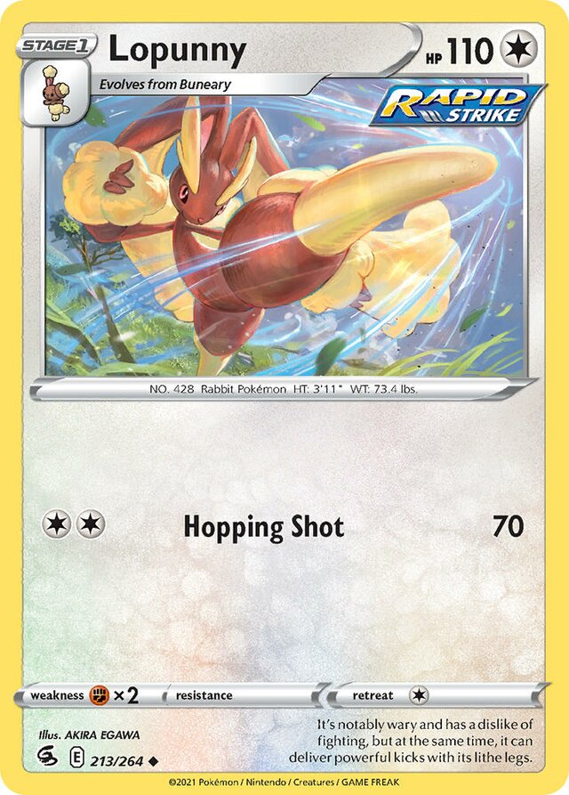 213/264 Lopunny FST Uncommon