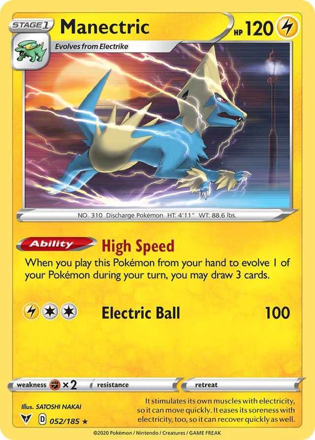 052/185 Manectric VIV Rare