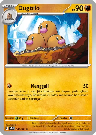 Dugtrio (Triplet Beat 045/073)