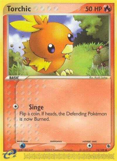 74/109 Torchic RS Common