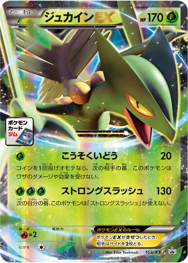 163/XY-P SceptileEXジュカインEX
