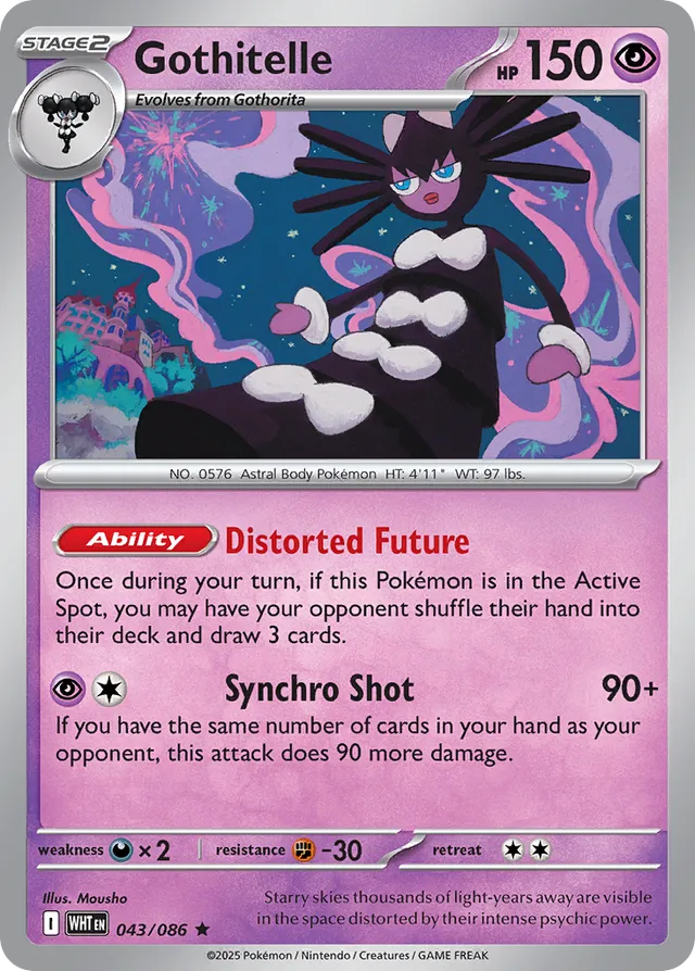 043/086 Gothitelle WHT Rare