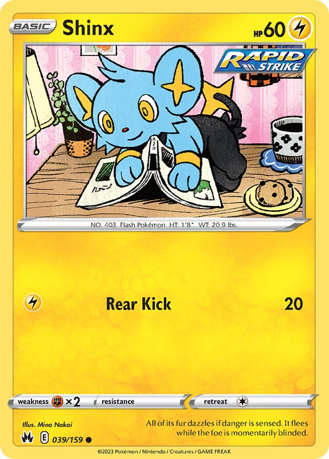 Shinx Crown Zenith 039/159 Common