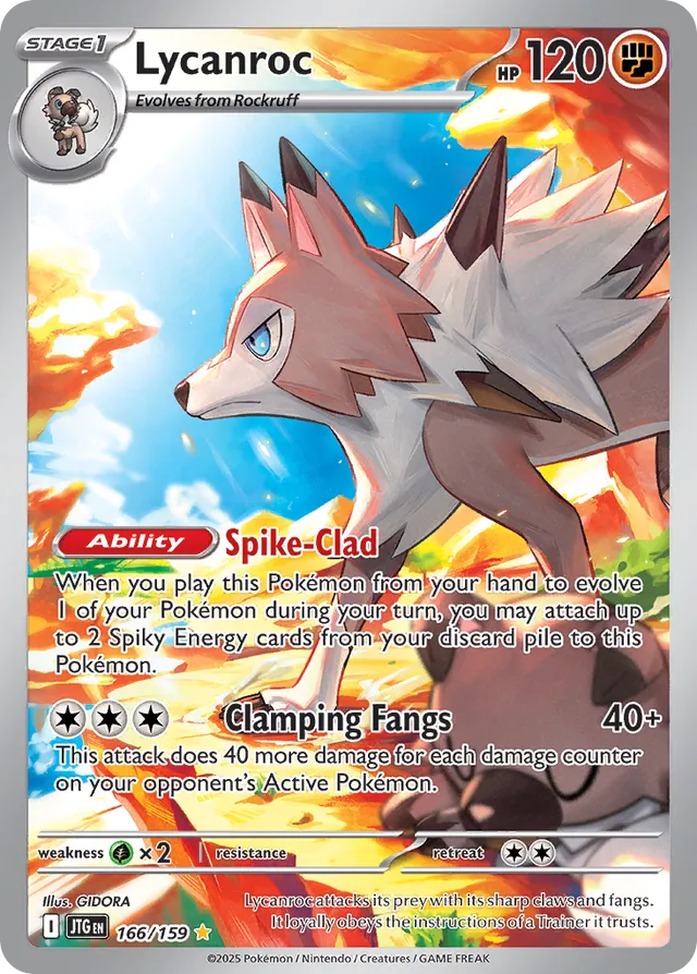Lycanroc Journey Together 166/159 Illustration Rare