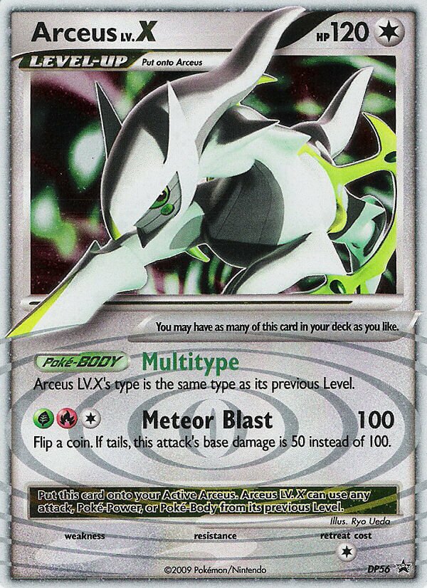 Arceus LV.X DP Black Star Promos DP56 PROMO